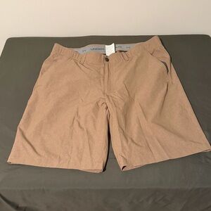 Under Armour Men's Khaki Flat Front Shorts